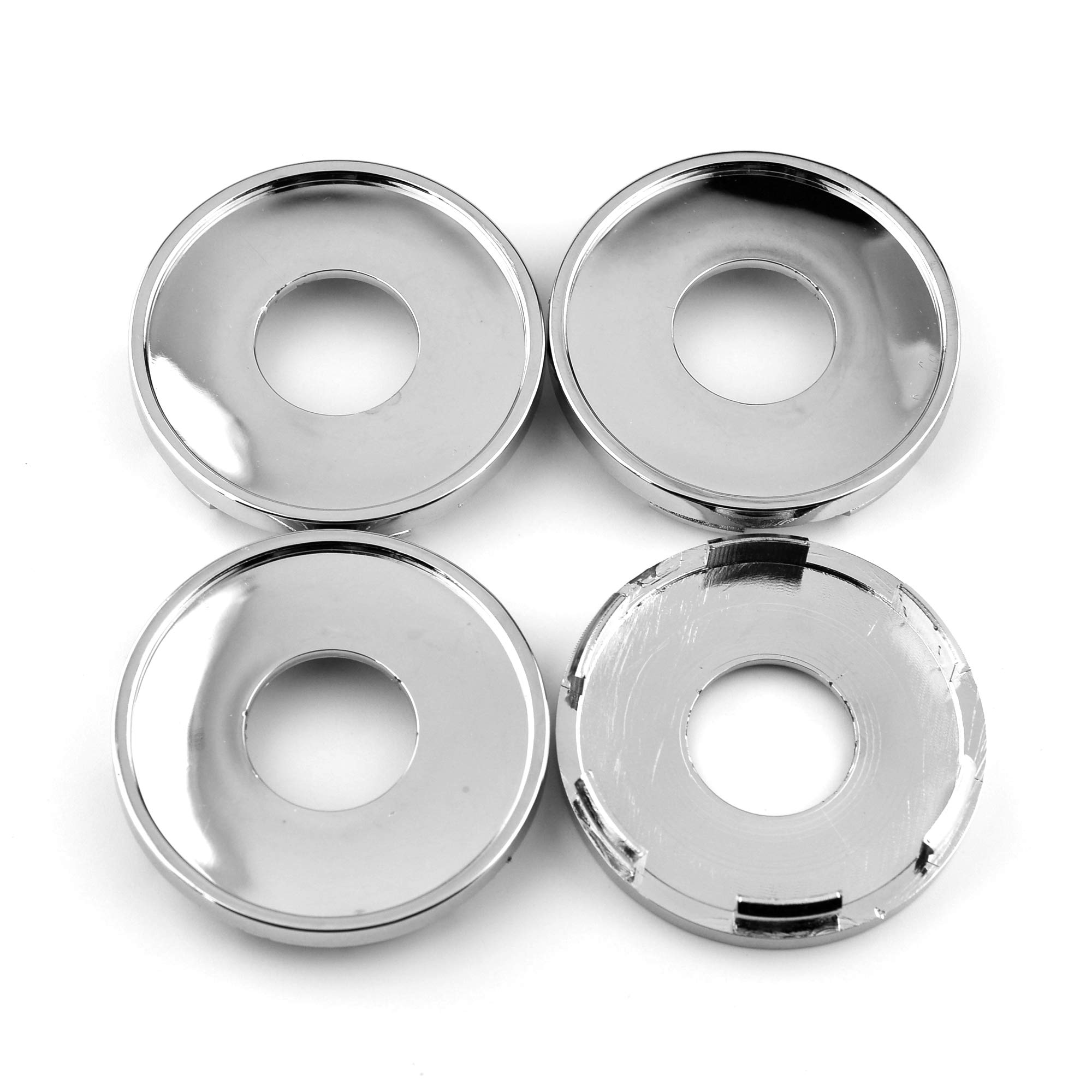 Amazon.co.jp: HRE用4ピースシルバー外径63mm内径59mmハブベース 