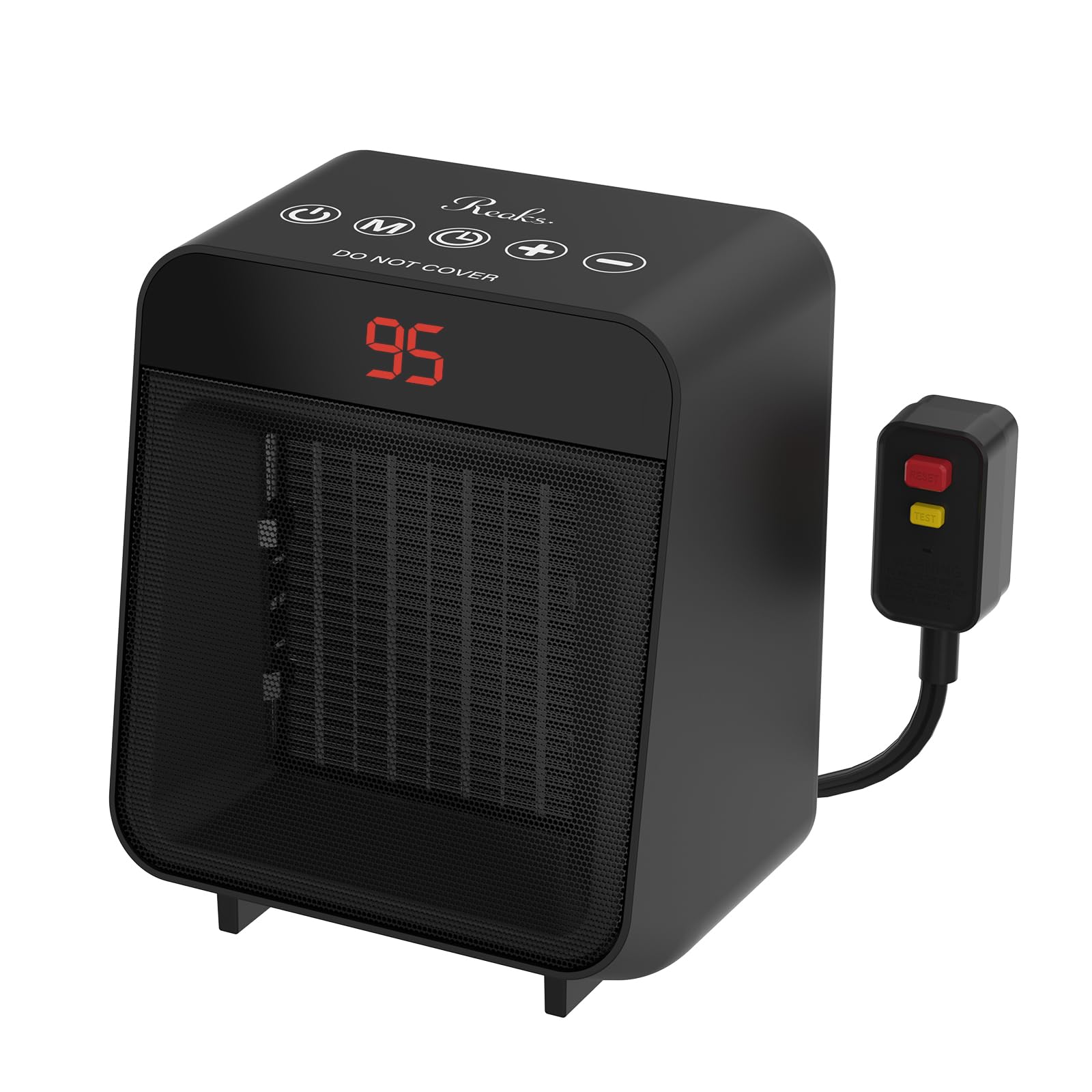 Amazon.com: Reaks PTC Ceramic Space Heater with ALCI Safety Plug