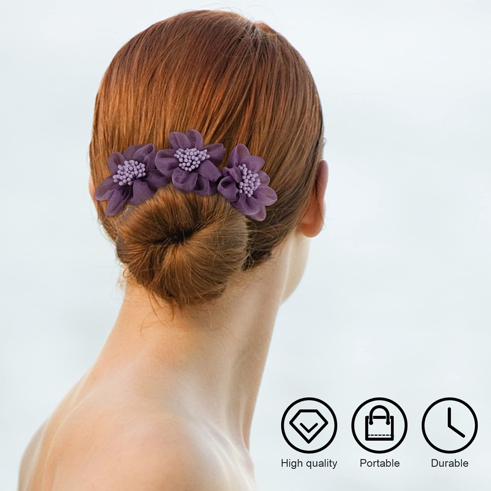 FRCOLOR 18stücke Teiliges Haarknoten-maker Für Frauen Blumen-haaraccessoires Einfach Zu Tragender Haarknoten-styler Für Verschiedene Frisuren Leicht Und Modisch