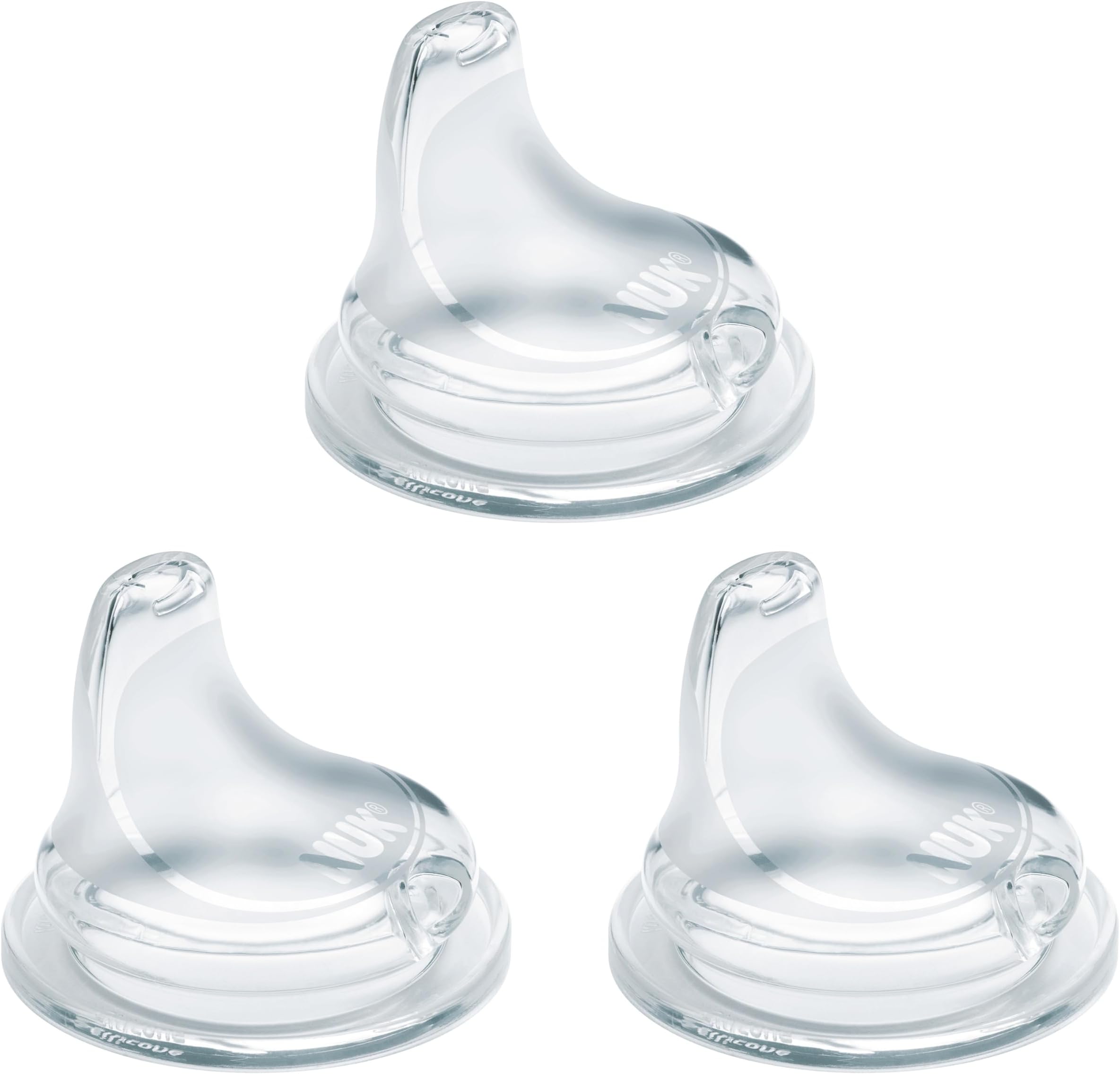 Replacement Silicone Spout, Clear, 1 Count Pack of 3