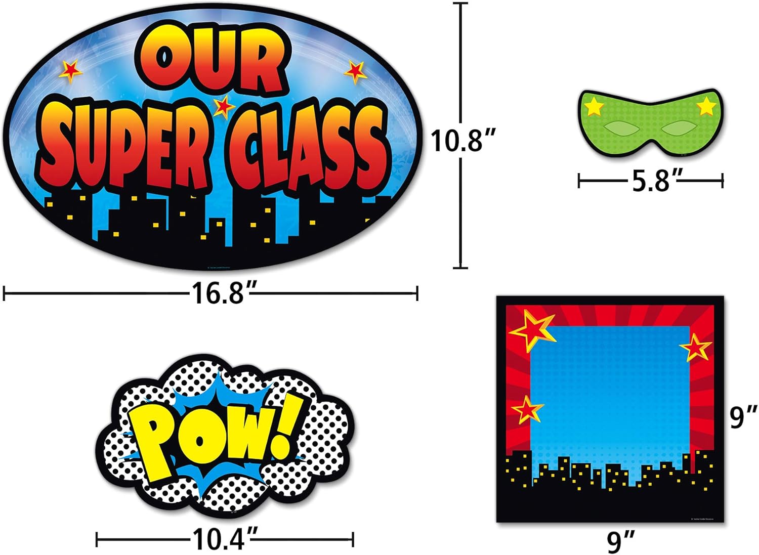 Teacher Created Resources Superhero Bulletin Board (TCR5568)