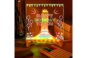 5.9X5.9Inch Kids Led Light Up Drawing Board