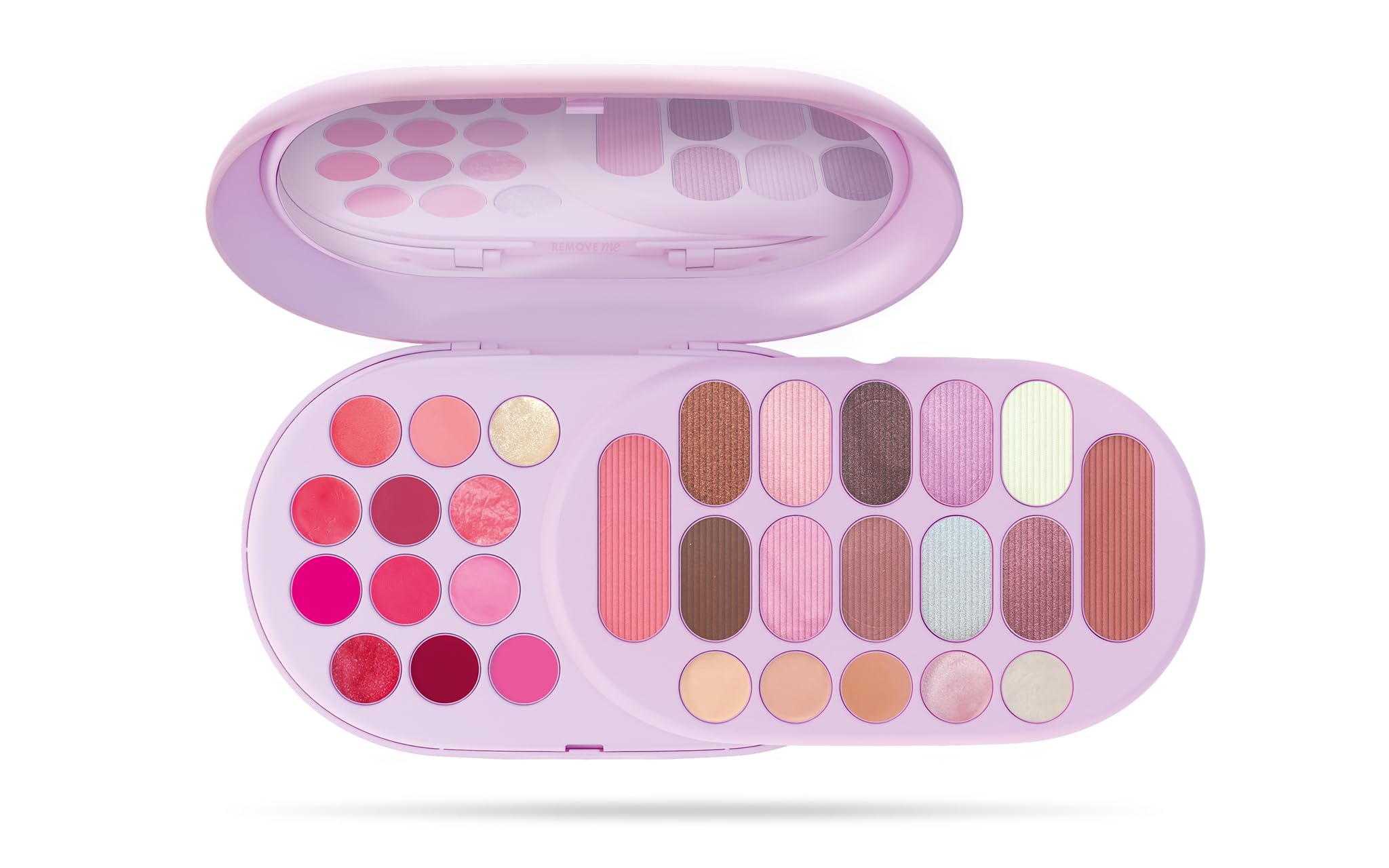 Pupa Palette Make My Day Plus Blush, Rossetti, Gloss, Ombretti, Correttori e Illuminanti - 29 Pezzi per Trucco Viso, Occhi e Labbra, Perfetta in Casa o in Viaggio - In 3 Varianti Colore (001 Violet)