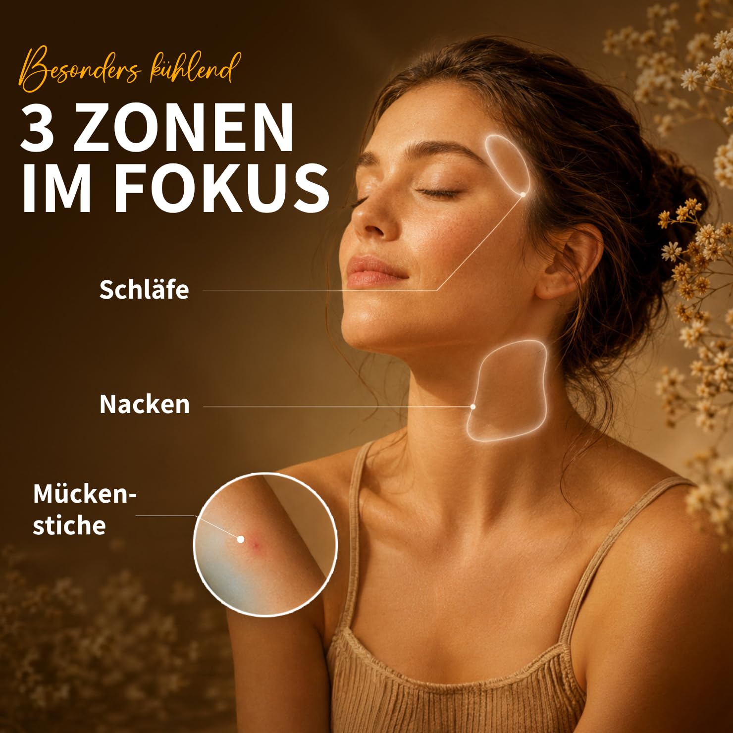 bedrop Api Relax Roll-On - mit hochdosiertem Bienengift, Pfefferminze und Eukalyptus | Bei Kopfschmerzen, ideal auf Schläfen und Muskelbereichen | Praktische To-Go Größe