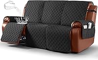 Vista 17 de Ruaozz Funda impermeable para sofá reclinable de 1 pieza, fundas para sofás para sofás reclinables, funda para sofá reclinable, lavable, protector