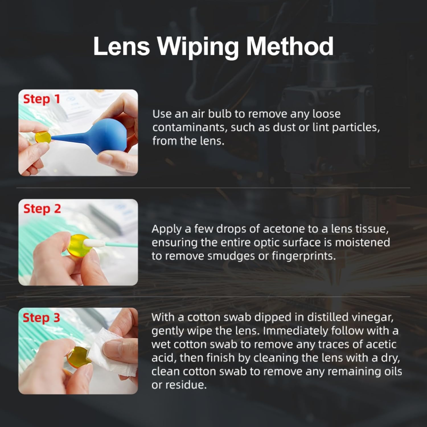 BLUETIMES Co2 Laser Lenses CVD Znse 20mm 40W-200W Co2 Laser Focal Lenses for Co2 Laser Engraving, Cutting Machines etc ，Co2 Laser Focal Lenses Dia 20mm FL50.8mm/63.5mm (CO2 Laser Lens 20/63.5)