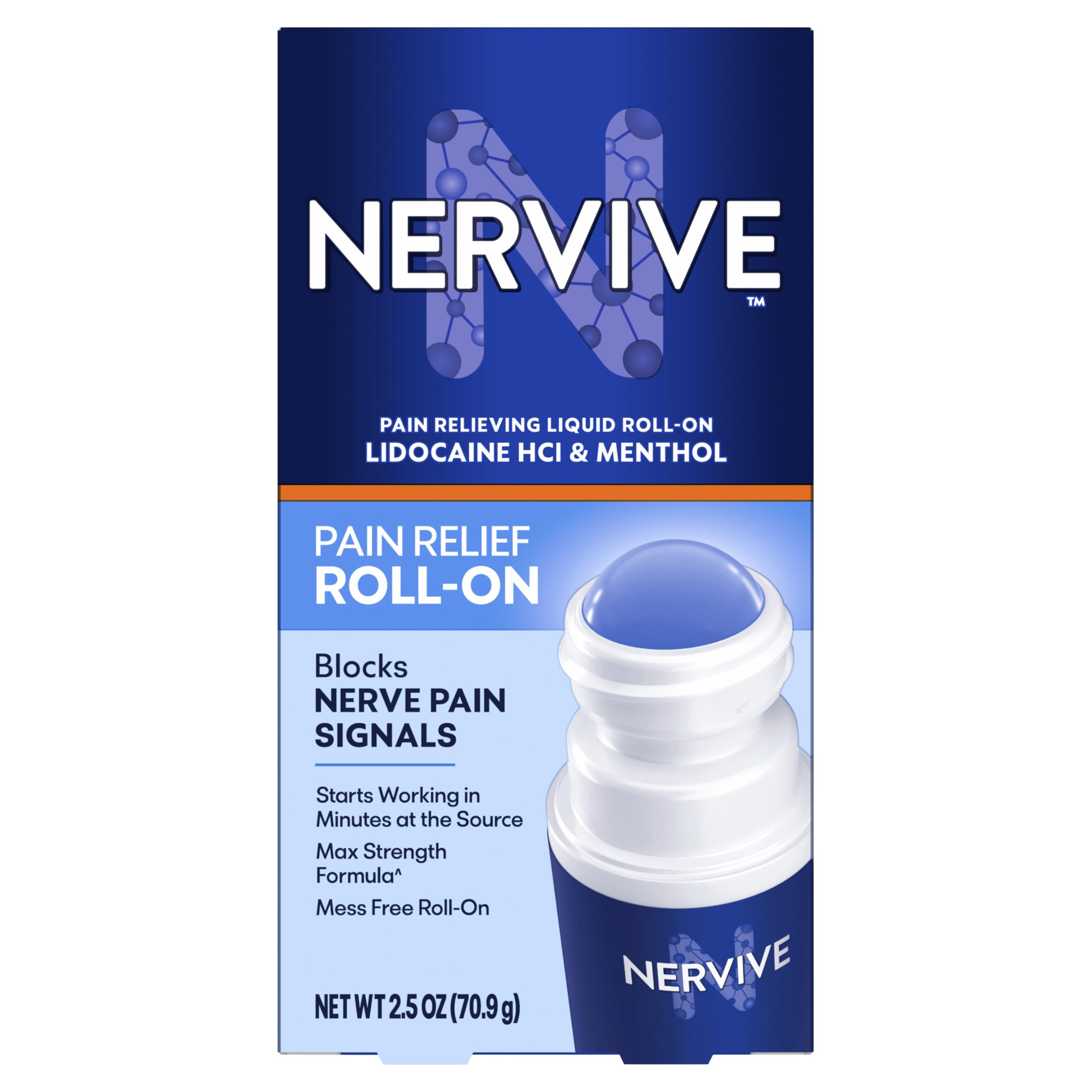 Nervive Pain Relieving Roll On, Lidocaine Roll On, Nervive Pain Relief, Lidocaine Topical, Foot Pain, Leg Pain, Hand Pain, Max Strength Formula, 4.6oz — Amazon image 8