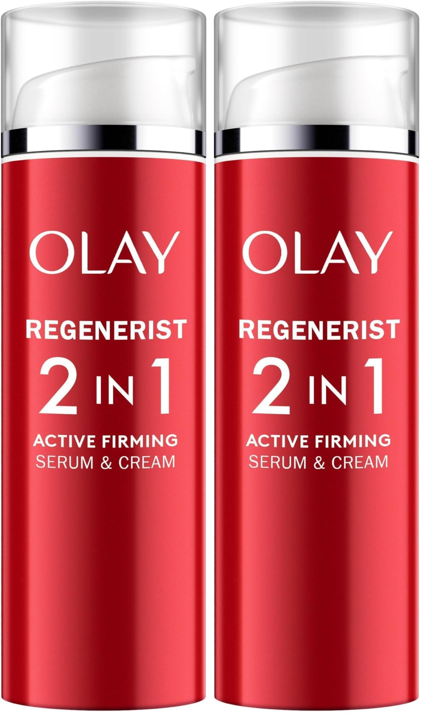 Olay Regenerist Tagescreme und Serum 2in1 Anti-Falten und Straffende Pflege 50ml (Packung mit 2)