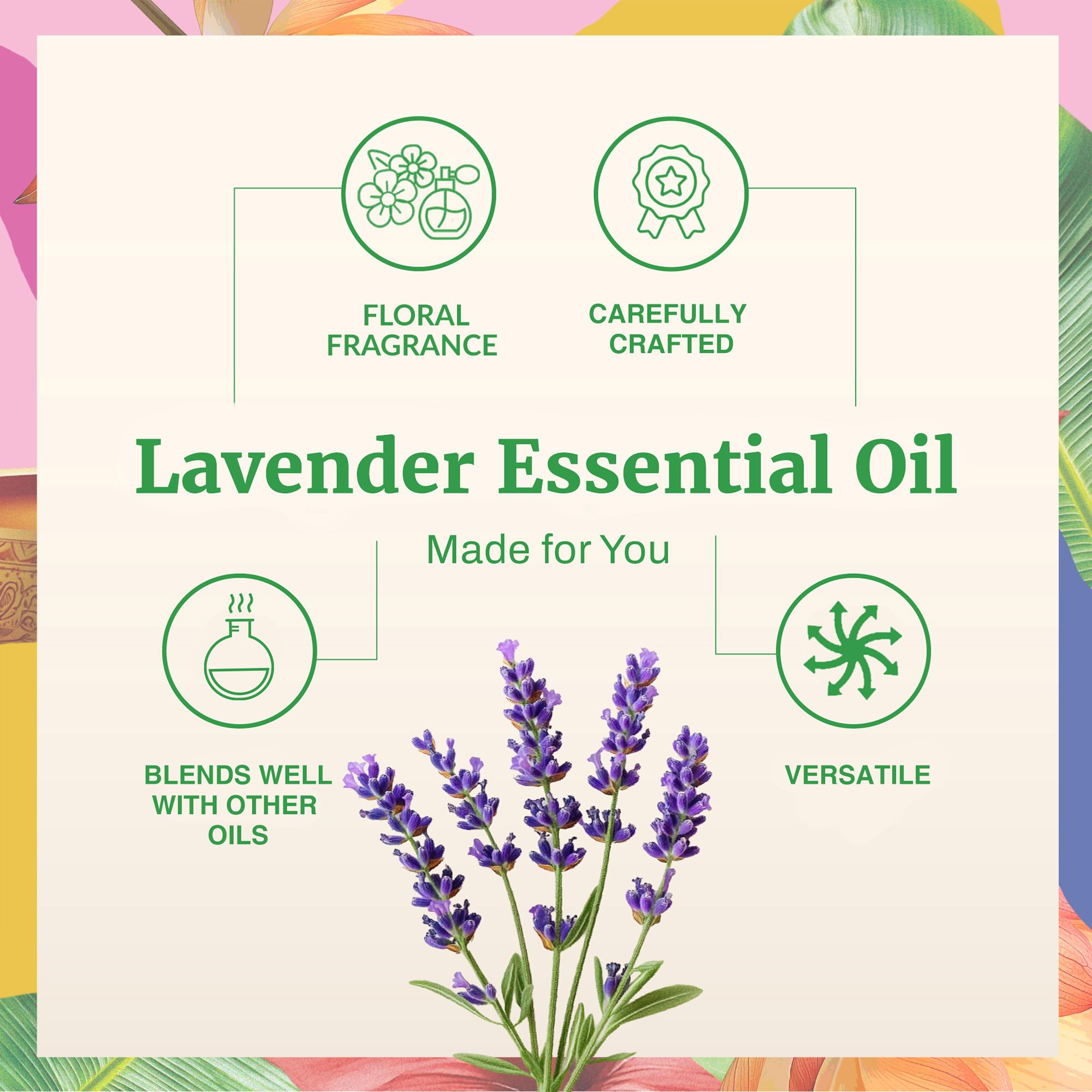 SVA ORGANICS Aceite esencial de lavanda 100% natural, aceite aromático de grado terapéutico, 4 Fl Oz con cuentagotas, aceites de aromaterapia naturales 4 Fl Oz (paquete de 1)