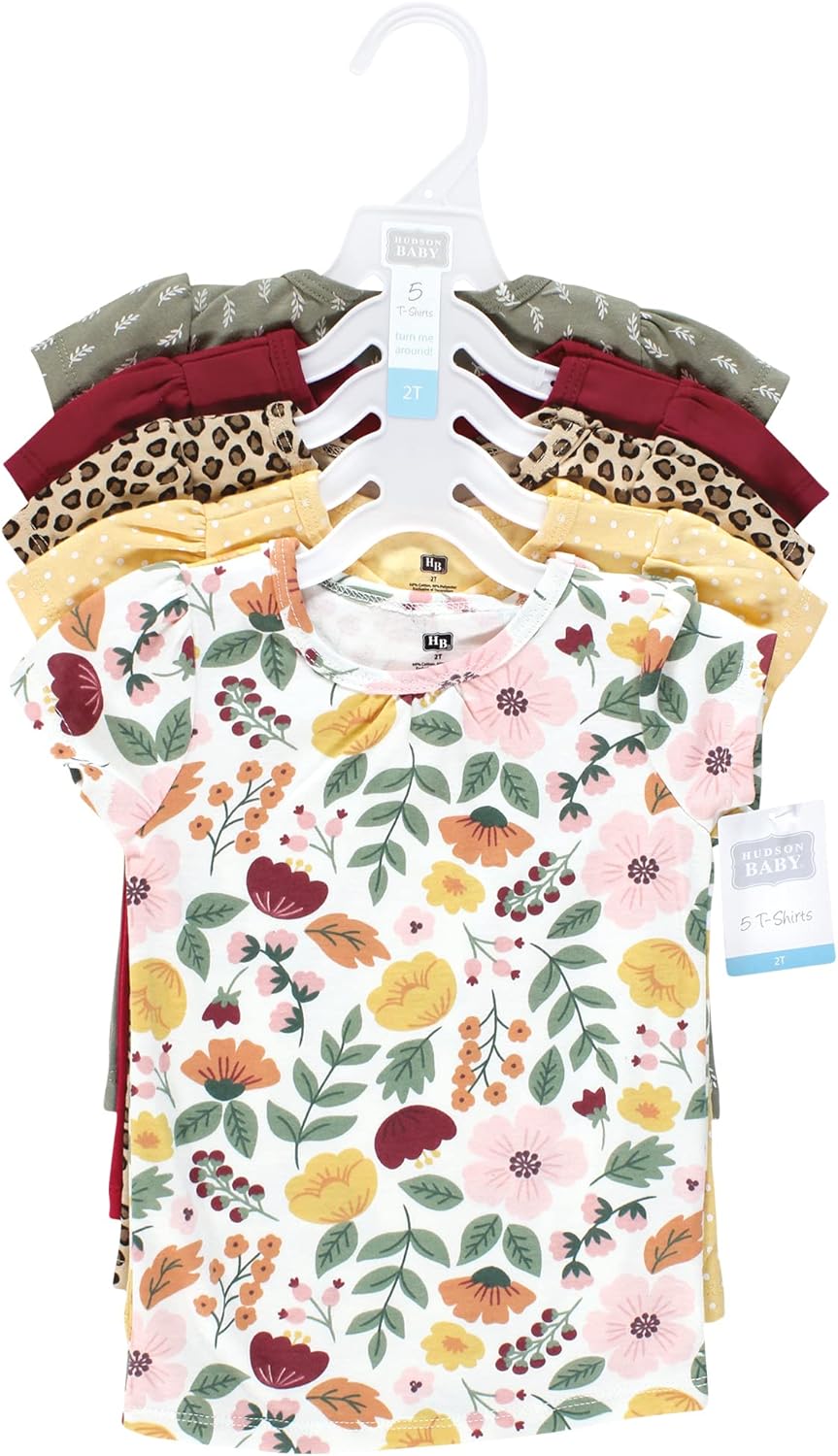 Hudson Baby Unisex-Baby Short Sleeve T-Shirts