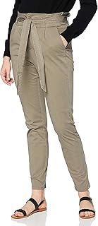 Vmeva HR Loose Paperbag COT Pant Noos Ga Pantaloni Donna