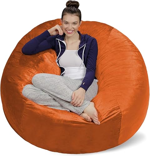 Miniatura 75 de Sofa Sack - Sillón puff de 5 pies, color carbón, solo funda Carbón - Solo funda,Lima - Solo funda,Mandarina - Solo funda,Aqua Marine - Solo