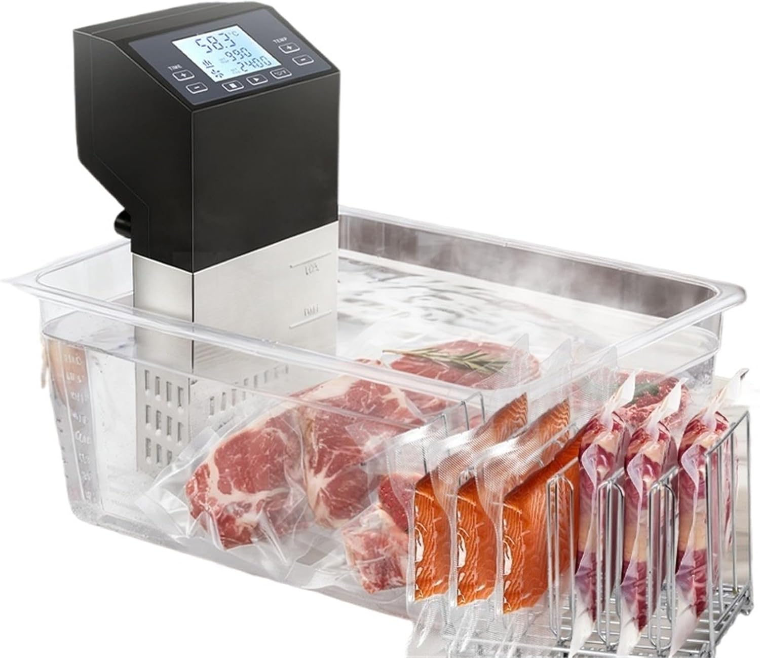 Cooker Machine,1500W Immersion Circulator, with Powerful Pump, Commercial-Grade Precision Cooker, for Home Chefs, Beginners, Restaurant-Quality