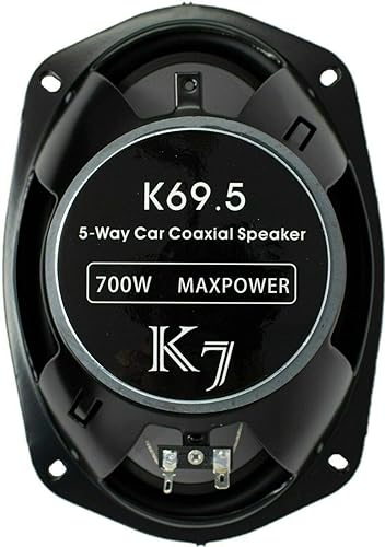 Miniatura 7 de 4 altavoces Audiotek de audio para automóvil de 6 x 9 pulgadas, 1400 vatios de potencia para 2 pares, 700 vatios cada uno, rango completo, 5 vías,