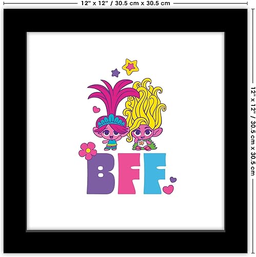 Miniatura 6 de Trends International Gallery Pops Trolls Band Together - Póster de pared Tiny Trolls BFF de pared, 12.00 x 12.00 pulgadas, versión de marco negro
