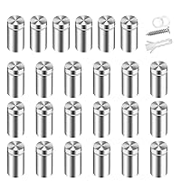 Vista 11 de Tornillos de separación, separadores de letreros, tornillos de separación para acrílico, soporte publicitario de metal, accesorios de montaje