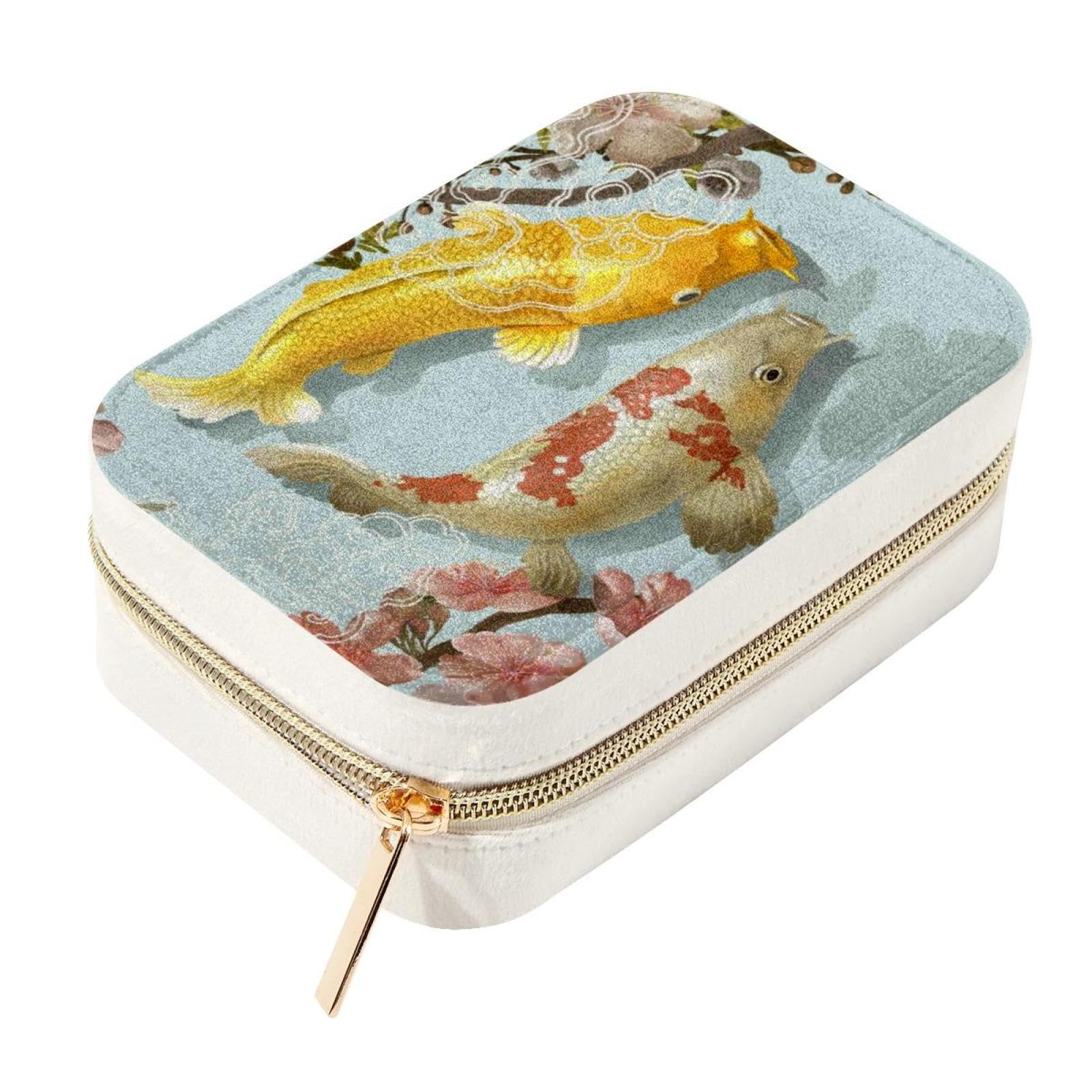 Boîte à bijoux de voyage en velours pour organiser vos week-ends