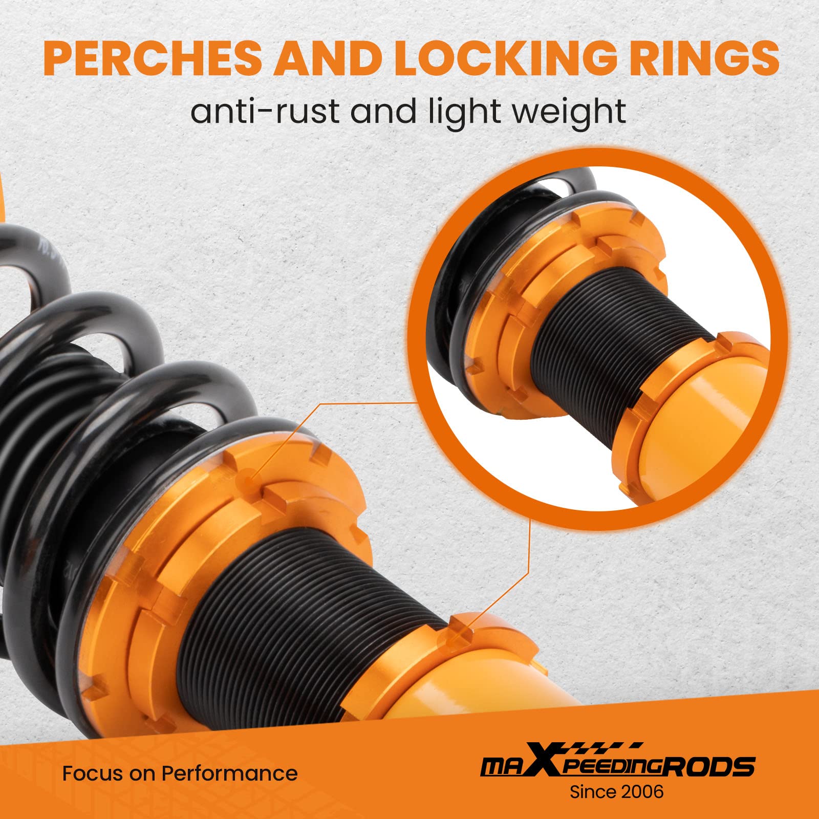maXpeedingrods Kit Assetto a Ghiera Ammortizzatori per Mazda MX-5 NA NB 1989-2005 MX5 Coilover