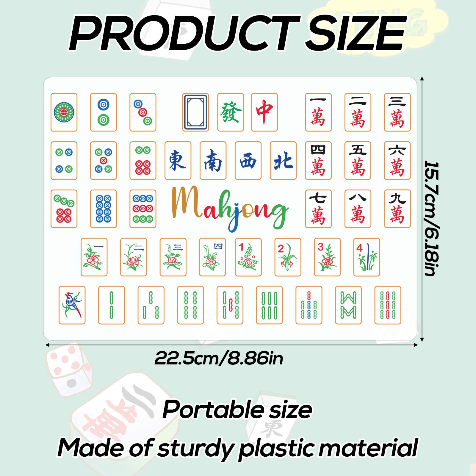 BOXOB 4pcs Mahjong Tile Mixer Shuffler - Image 2