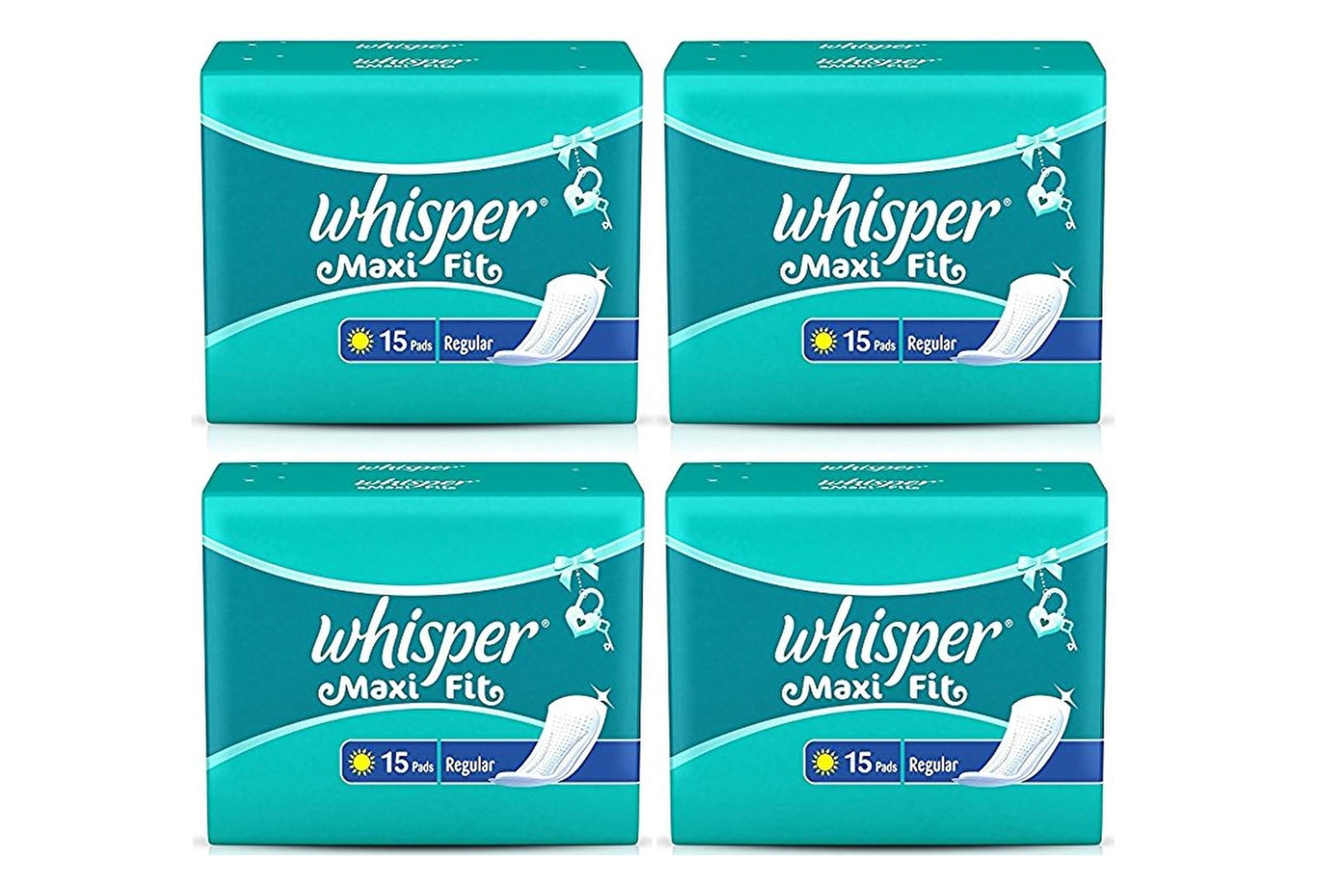 Whisper Maxi Fit Sanitary Pads, Regular, 15x4 Napkins (B0CZF65YP4) Amazon Price History, Amazon Price Tracker