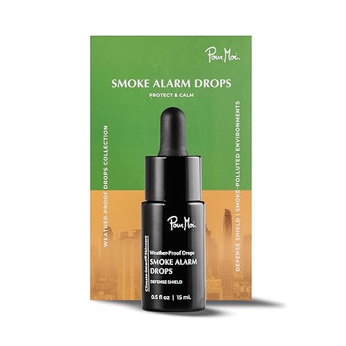 Pour Moi Smoke Alarm Drops  Suero concentrado Climate-Smart para prevenir daños en la piel causados por el humo en el aire
