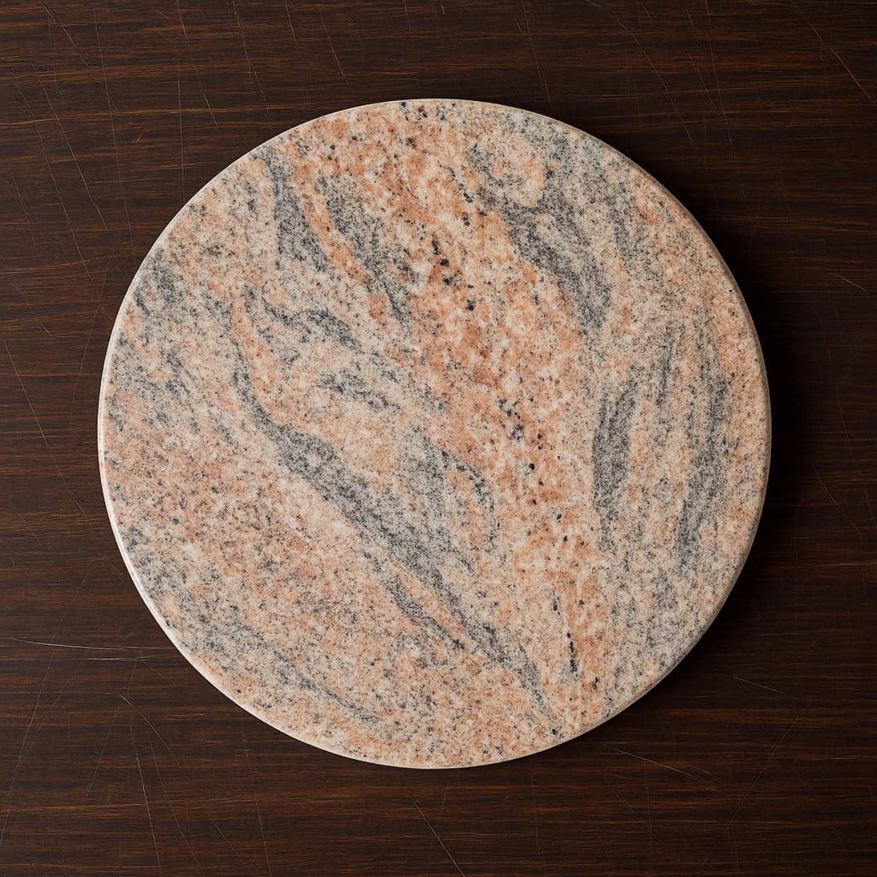 Planche à Découper en Granit Multicolore 40 x 30 cm H 1,5 cm | Élégante, Robuste et Artisanale | Idéale pour Fromages, Charcuterie, Pizza, Sushi | Made in Italy - Kalu Creations