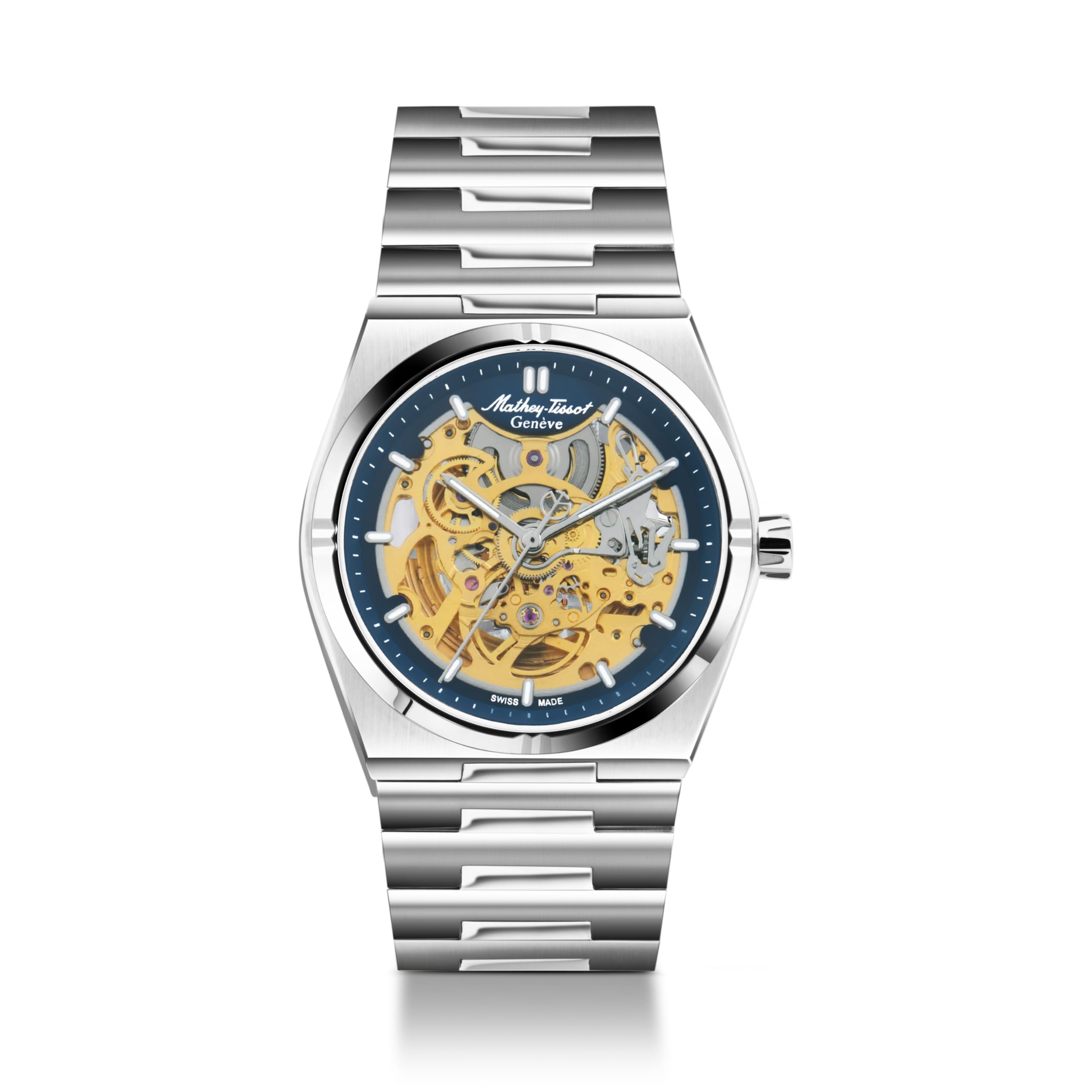 Buy Mathey-tissot Swiss Made Zeus Skeleton Stainless Steel