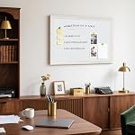 Magnetic Whiteboard, 36"x24" Double Sided White Board for Wall Large Dry Erase Board with Wood Frame for Home and Office