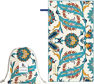 PEACEANGJOY Beach Towel – Tropical Retro style with A Unique Design, Large (90 * 160CM) Made from Double Sided Print 250 G...
