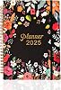 2025 Planner,January 2025 - December 2025 plan,Monthly PlanWeekly PlanDaily Plan for 2025,A5 spiral-bound plan book with label,A56.1 x 8.5 Flower color 2025