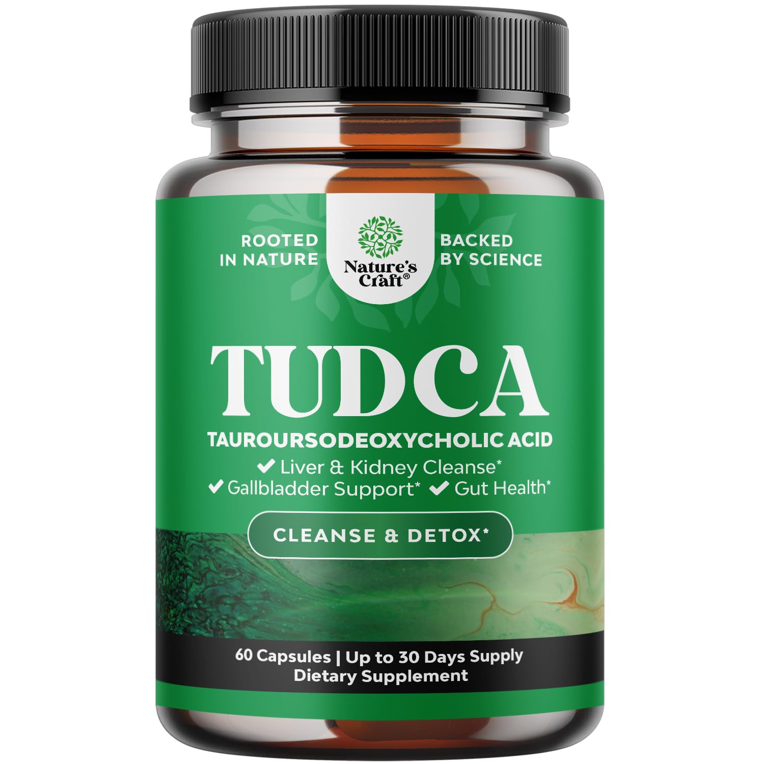 Natures Craft Advanced Tudca Liver Support Supplement - Extra Strength Tudca 500Mg Bile Salts For Liver & Kidney Support - Liver & Gallbladder Cleanse Tauro Ursodeoxycholic Acid Tudca - Capsule-image-32