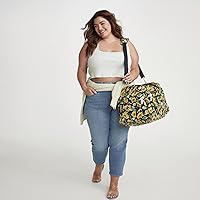 Vista 4 de Vera Bradley Bolsa de viaje grande de algodón para mujer