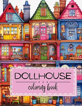 Amazon: Miniature Masterpieces: Dollhouse Coloring Book for Adults