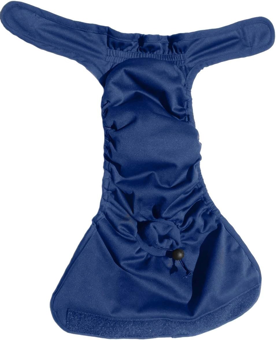 EZwhelp Washable Dog Diapers (2-Pack Value), Waist Size: 7"-11"