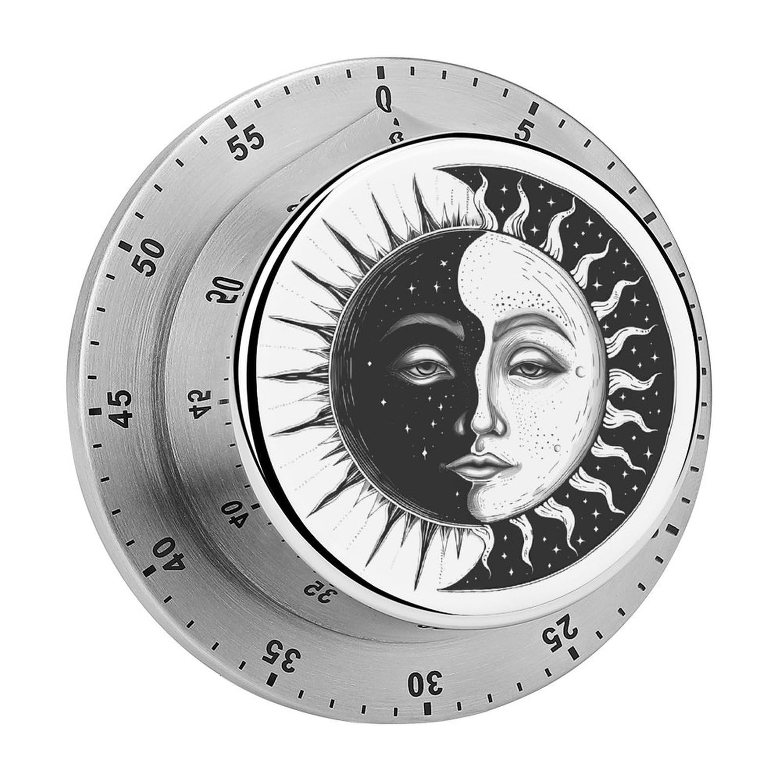 Moon and Sun Mechanical Rotary Timer, Used for Daily Timing