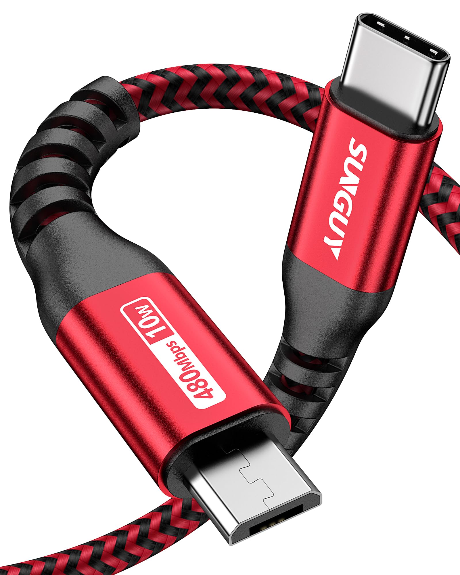 SUNGUY Type C Micro USB 充電ケーブル 2M データ転送 Amazon.co.jp: SUNGUY Type C Micro USB ケーブル 2M (USB C to
