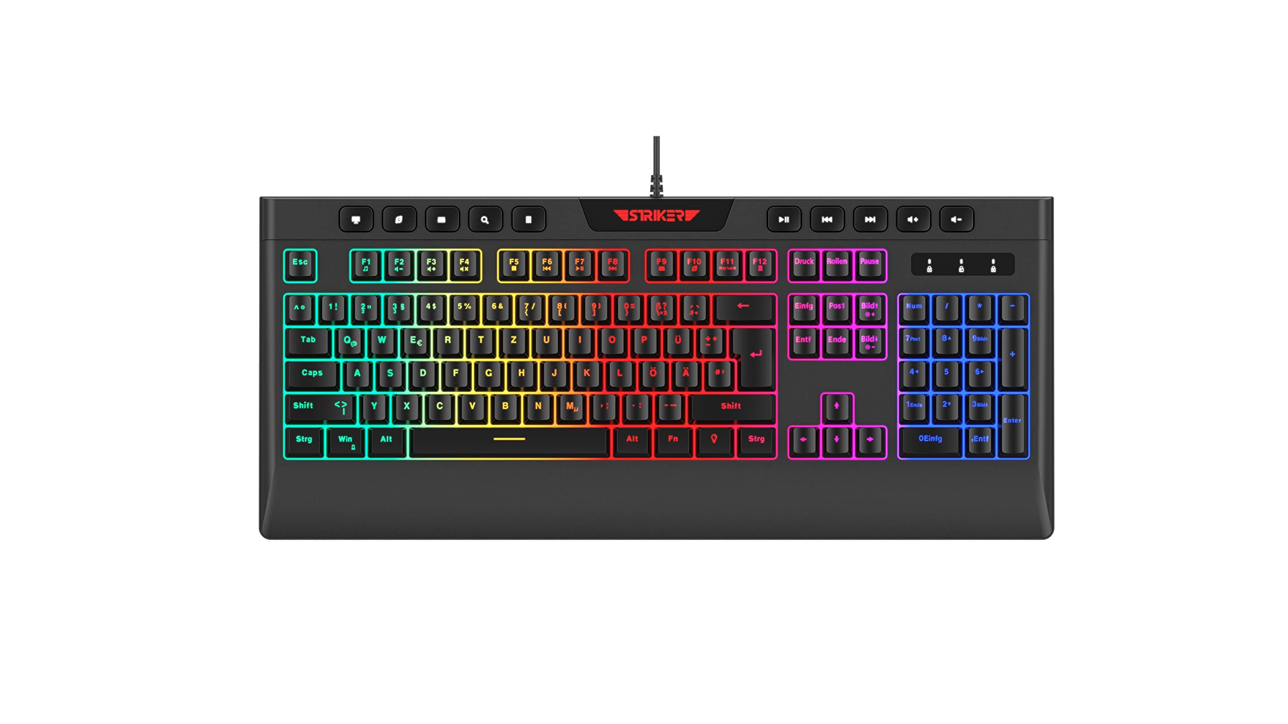 GAMEMAX Gaming-PC Striker 7817 AMD Ryzen 7 9700X 16GB DDR5 RAM 1TB SSD RTX 5060Ti Windows 11