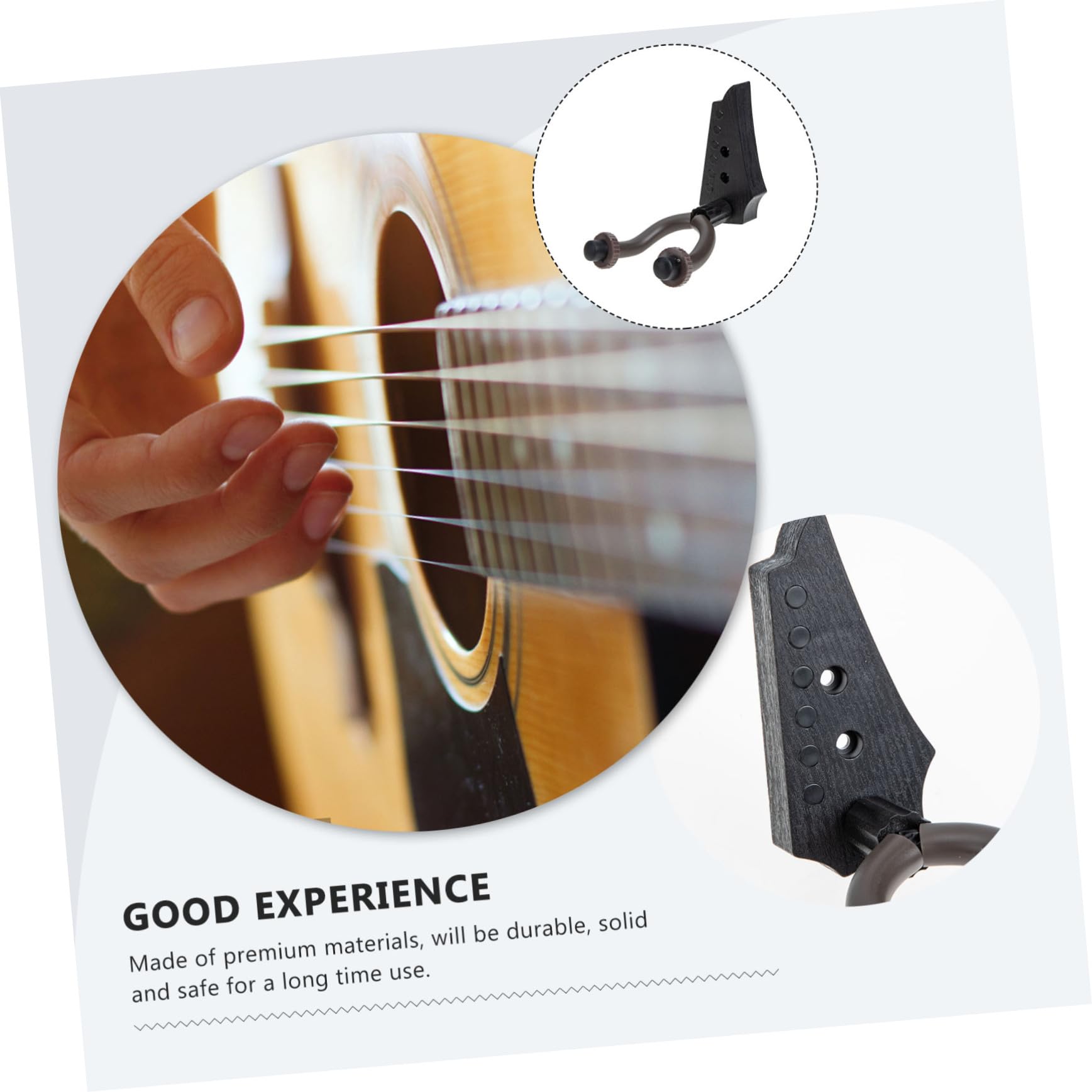 Levemolo Violin and Ukulele Wall Hanger Wood Rack for Guitar Display Easy to Install Space-saving Design for Home Music Decor