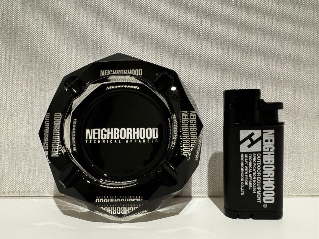 Amazon.co.jp: neighborhood ガラス製品 灰皿 ライター2点セット