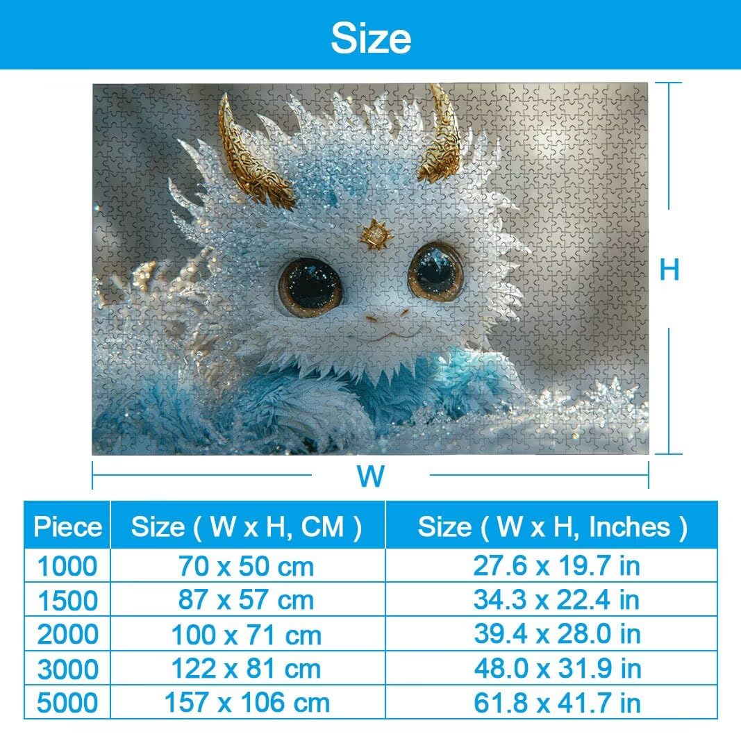 Puzzle 1500 Pièces Adultes, Puzzle 1500 Pieces Dragon, Cadeau Femme -2134