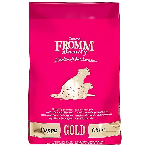 Fromm Puppy Gold Premium Dry Dog Food - Dry Puppy Food for Medium & Small Breeds - Chicken Recipe - 30 lb - Chicken - 30 Pound (Pack of 1)