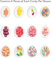 Vista 4 de Sugarfina 2025 Tienda de juguetes del Polo Norte Calendario de adviento de caramelos