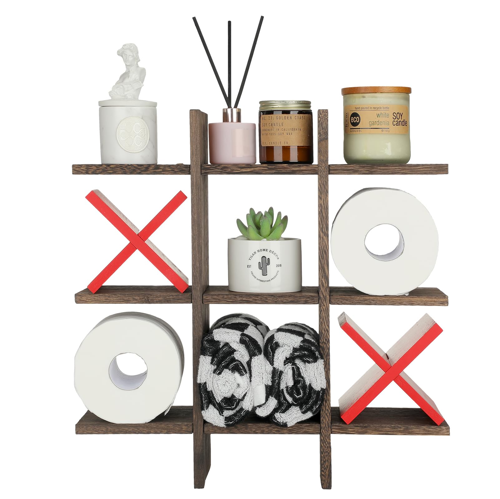 Amazon｜Weysat Tic Tac Toe トイレットペーパーホルダー