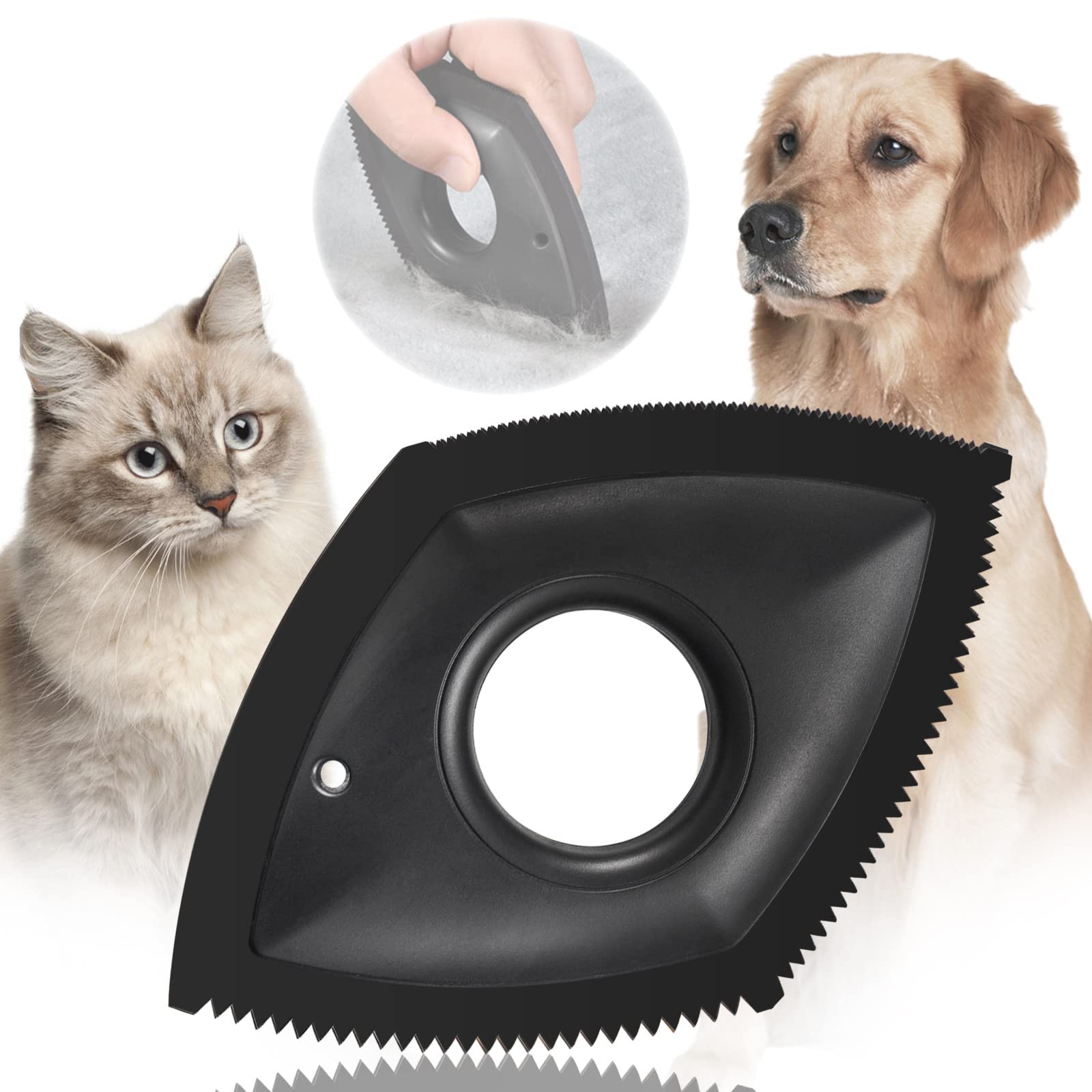 通用 Reusable Animal Hair Removal Brush for Dogs and Cats Pet Hair Remover Brush Animal hair Dog hair removal dog hair remover for home and car to remove sofa, bed and carpet Four density brushes
