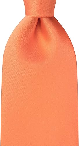 Vista 24 de KissTies Juego de corbatas de satén para hombre + pañuelo de bolsillo Rojo