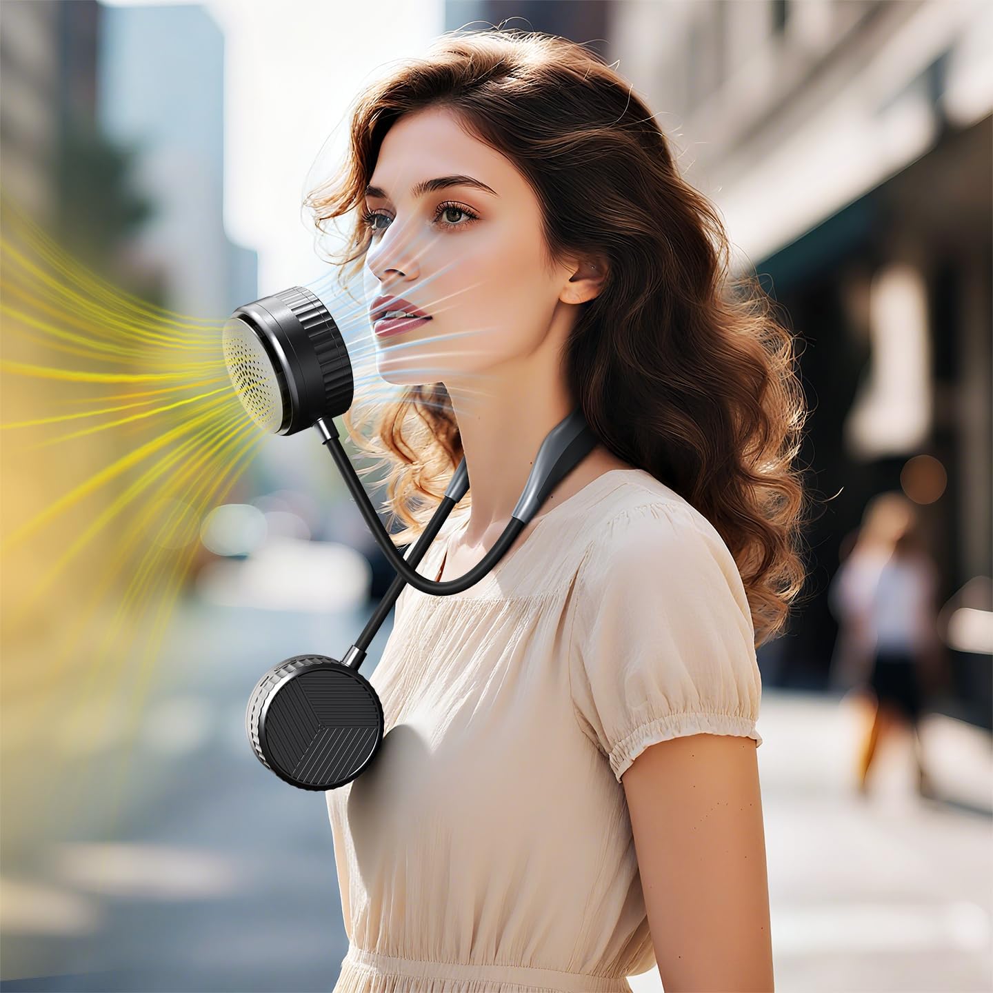 Personal Wearable Laminar Air Purifier (High efficient and none ozone)