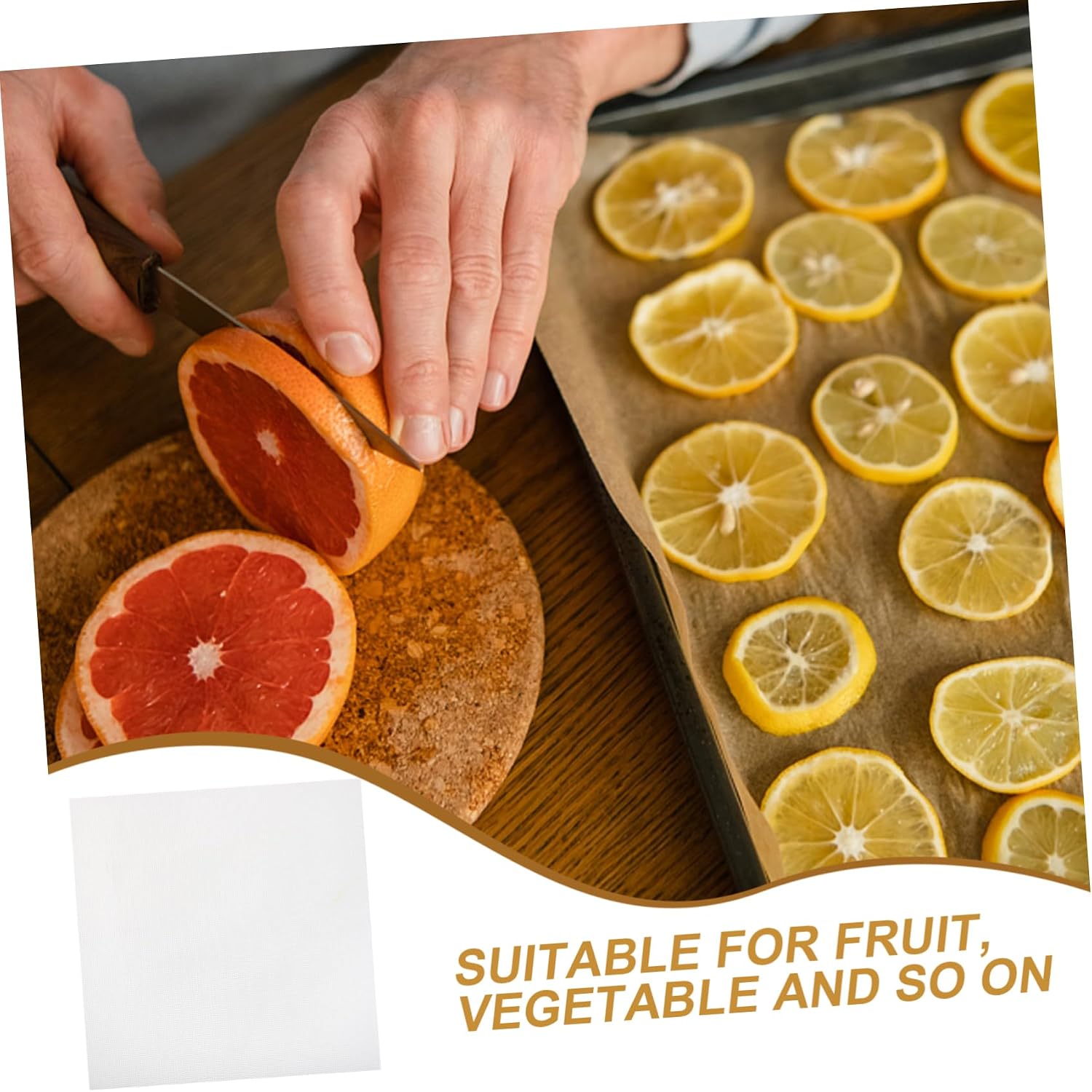 6pcs Non-stick Silicone Dehydrator Reusable Food Dehydrator Mats for Fruits Vegetables Easy to Clean Safe Silicone Steamer Mesh for Efficient Drying