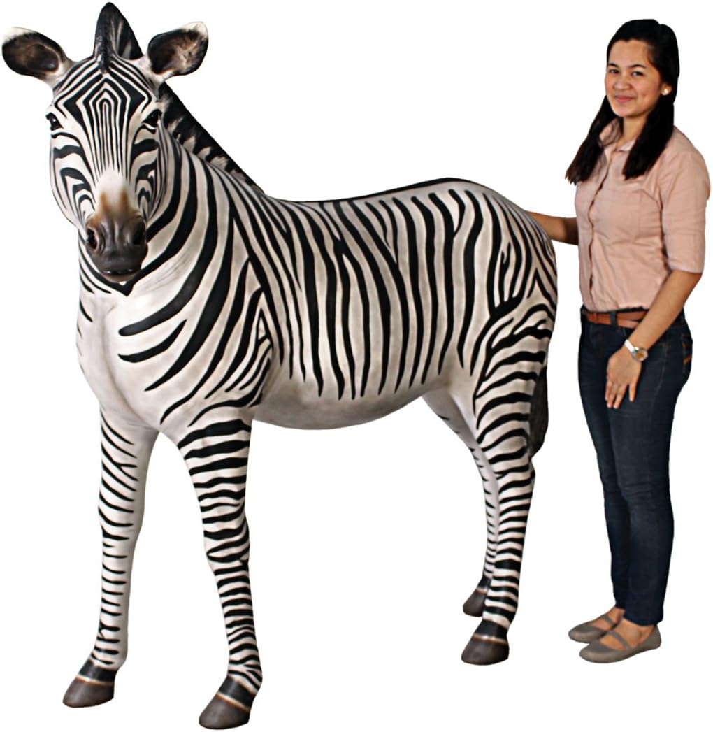 XoticBrands GrandScale African Zebra Statue Home & Kitchen