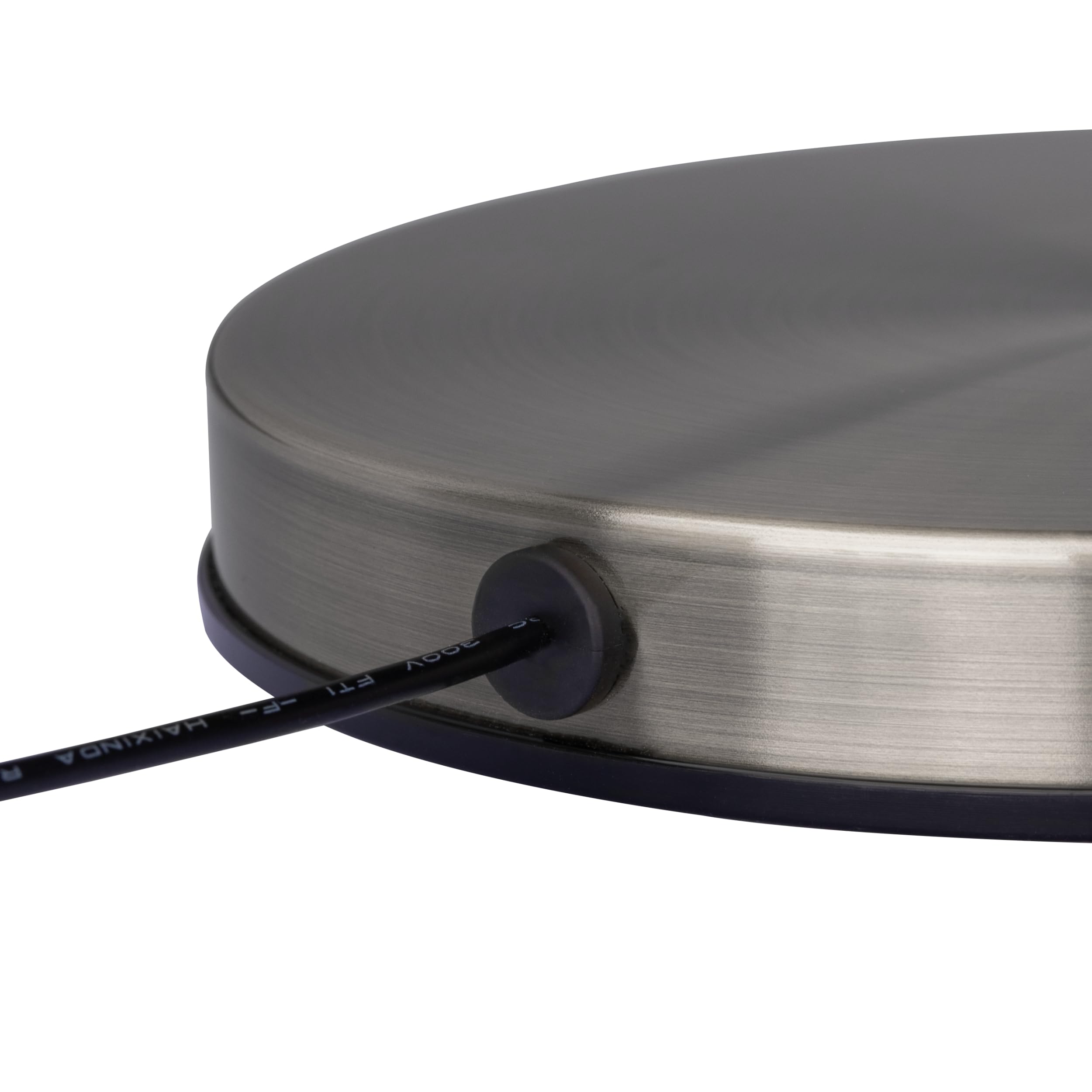 TROIKA Globus mit Sternenkarte beleuchtet Touch Funktion 30cm Durchmesser STELLAR LIGHT TOUCH Beleuchtung inkl. Ladestecker auf gebürstetem Metallfuß aus Kunststoff und Metall in blau