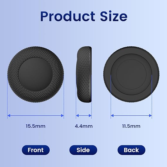 4 Pack Replacement Joystick Caps Thumb Grips for Nintendo Switch/OLED/Lite, Anti-Slip TPU Diamond Texture Analog Stick Covers for JoyCon Controller Repair Kit Accessories